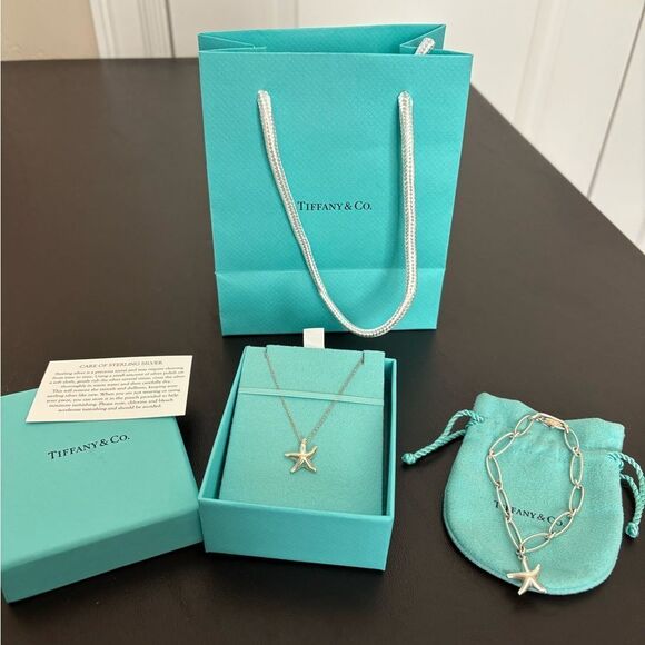 Tiffany & Co. Jewelry - Tiffany & Co. Starfish Necklace and bracelet set